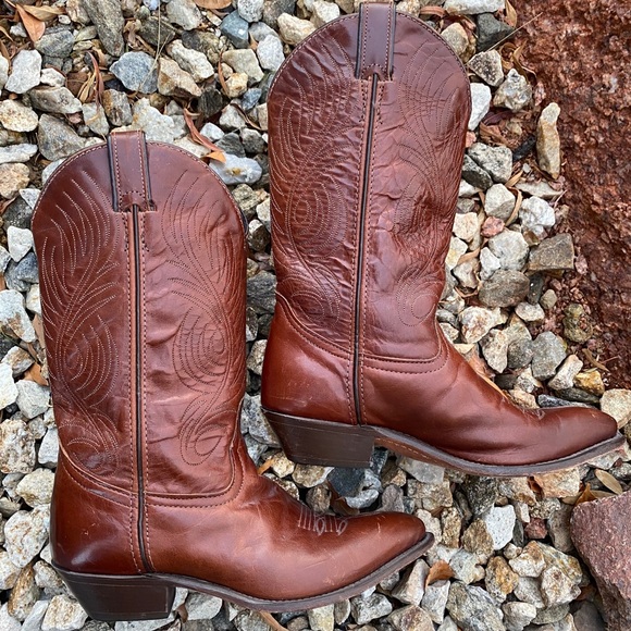 Code west cowgirl Burgundy boots - Picture 3 of 5